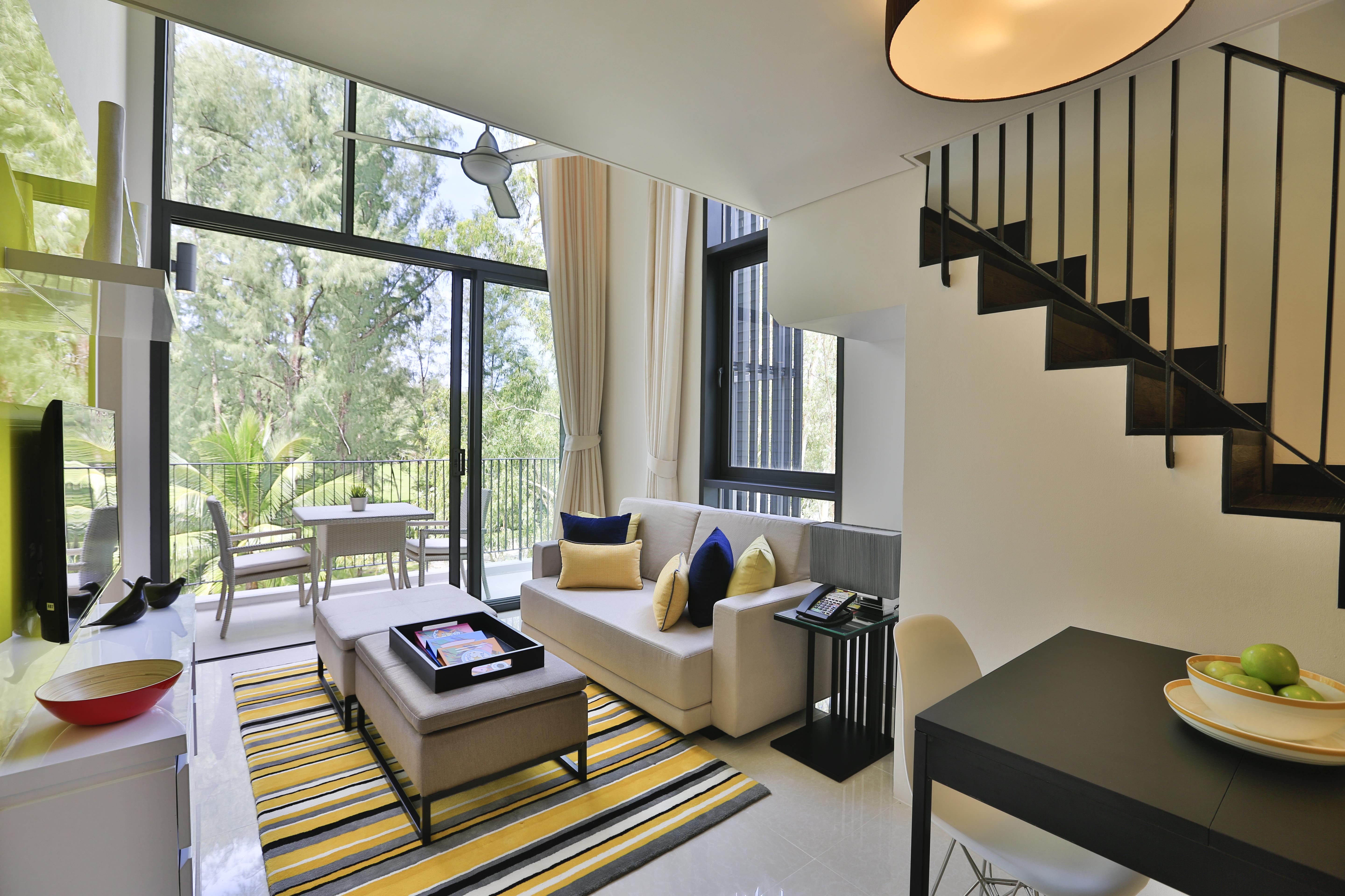 カシア プーケット バンタオビーチ エクステリア 写真 A living room in a typical apartment