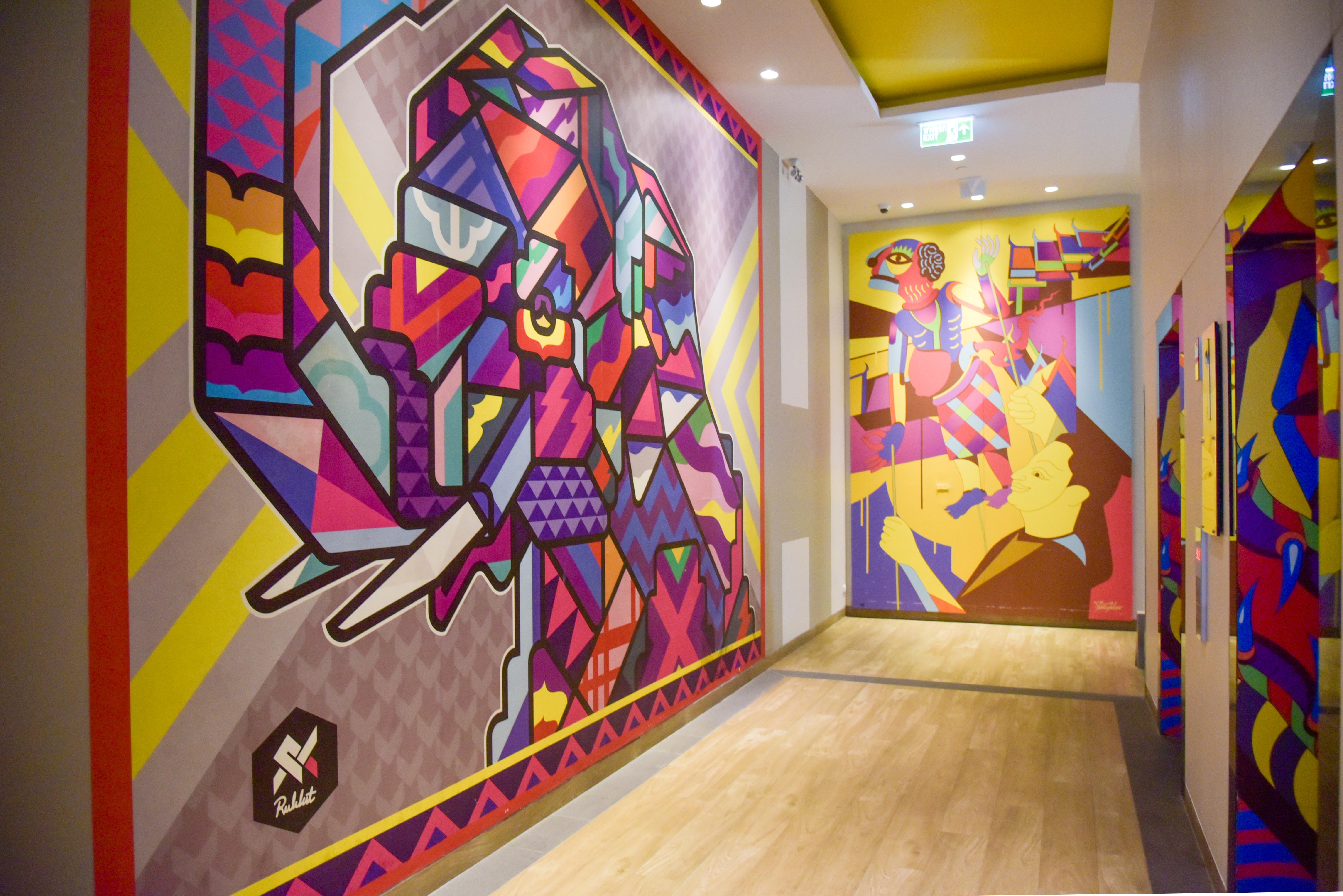 カシア プーケット バンタオビーチ エクステリア 写真 Mural by artist Alex Solomons at the hotel